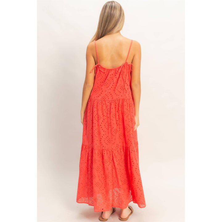 Dresses - Tiered Spaghetti Strap Maxi Dress - - Cultured Cloths Apparel