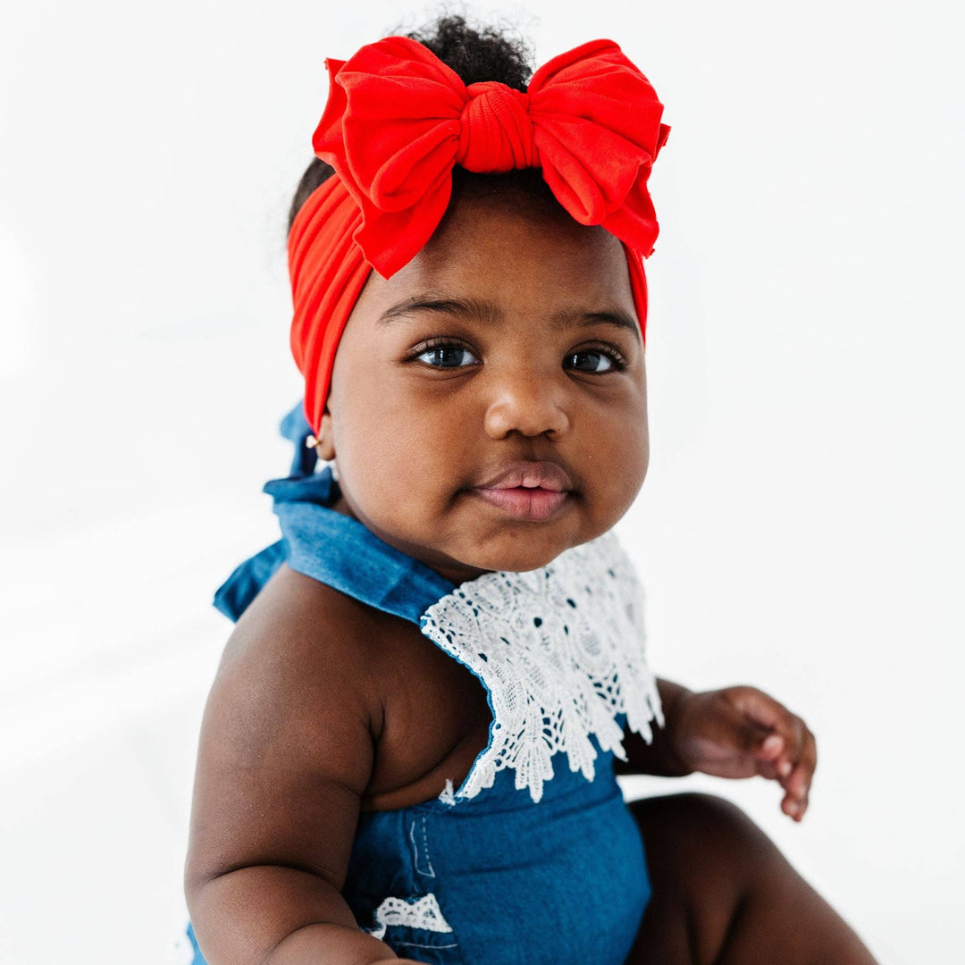 Accessories - Baby Bling® FAB-BOW-LOUS® soft nylon bow headband - - Cultured Cloths Apparel