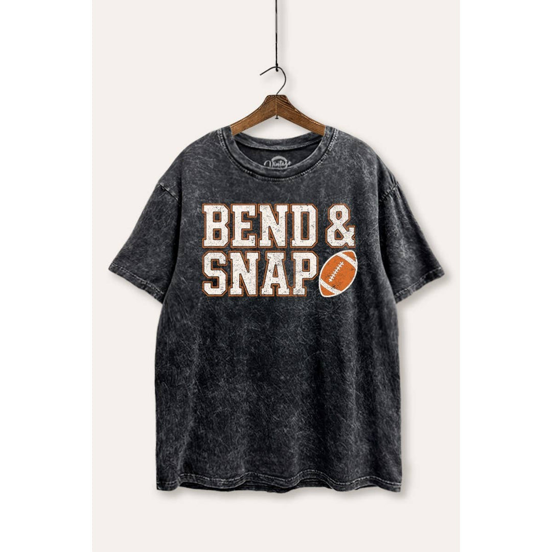 Bend and Snap Graphic Mineral Wash Boxy Tee