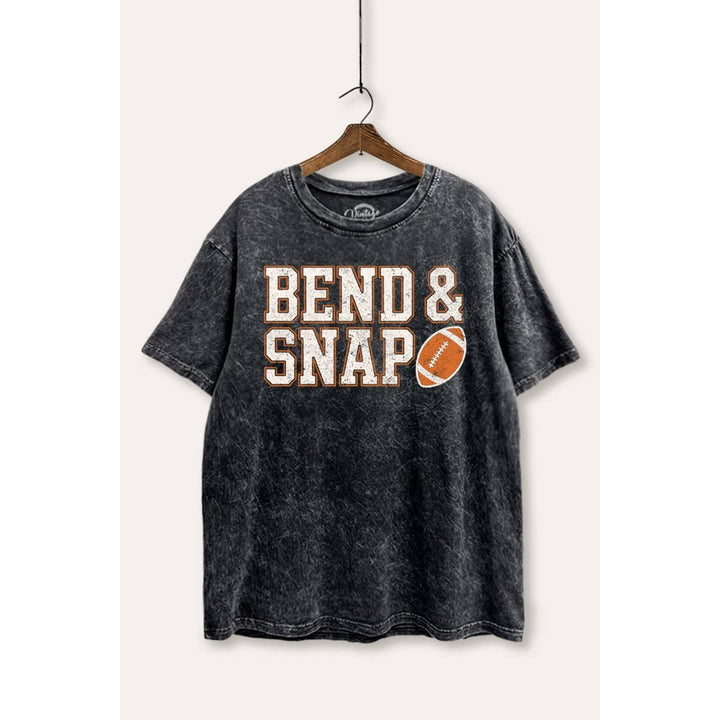 Bend and Snap Graphic Mineral Wash Boxy Tee