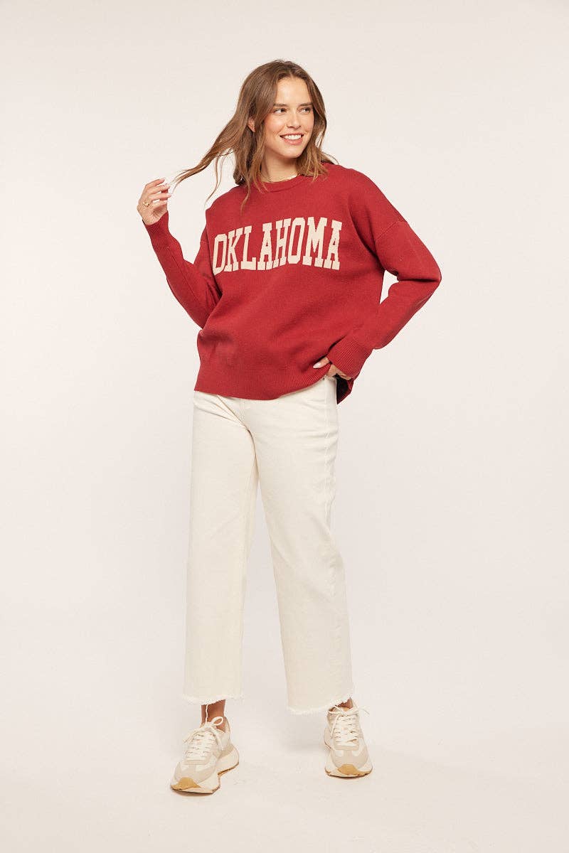 Oklahoma Graphic Crewneck Sweater