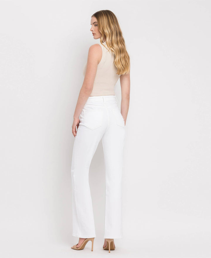 Denim - 90'S VINTAGE TUMMY CONTROL SUPER HIGH RISE FLARE JEANS - - Cultured Cloths Apparel