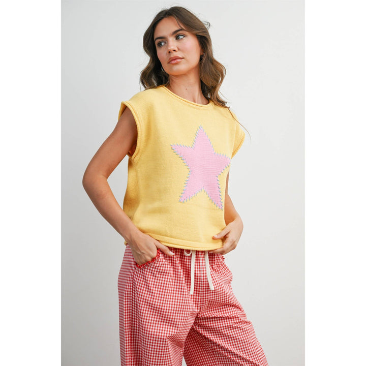 Women's Short Sleeve - Star Graphic Sweatshirt - - Cultured Cloths Apparel