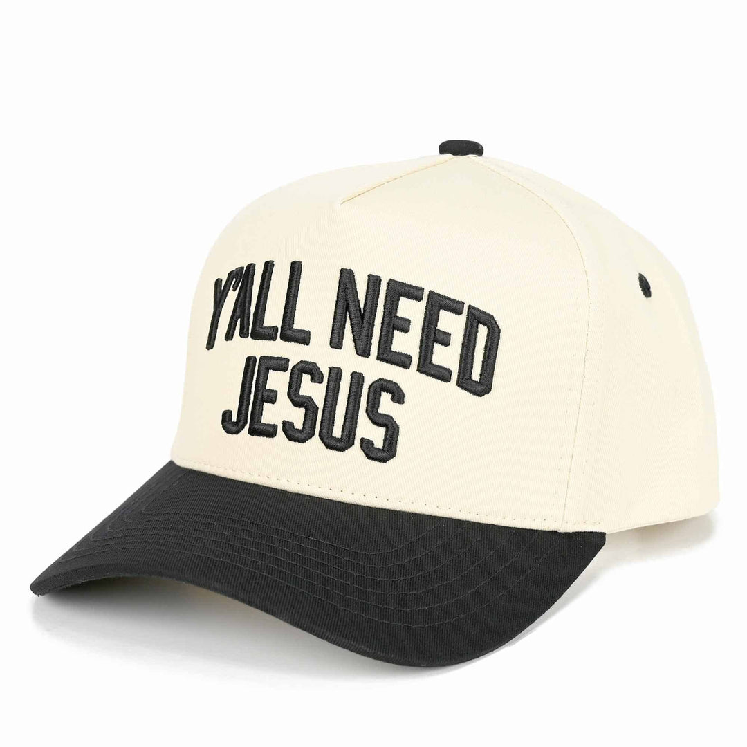 Accessories, Hats - TCM0092 Yall Need Jesus Trucker Hat - - Cultured Cloths Apparel