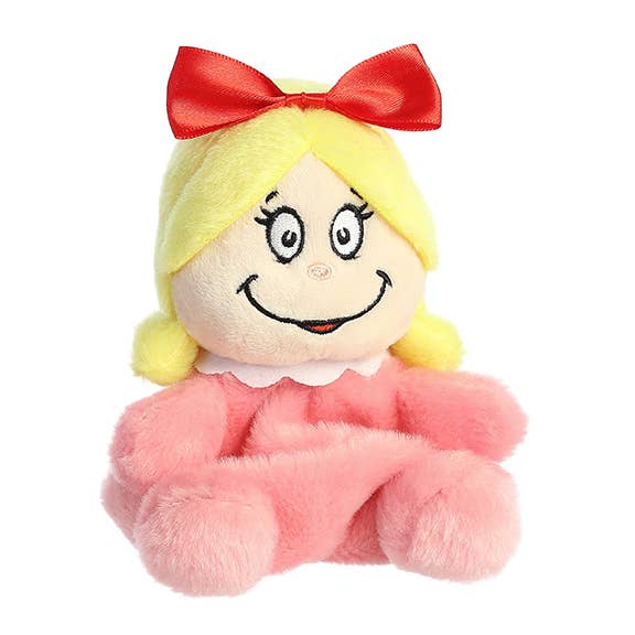 Accessories, Toys - 5" Plush Pal Cindy-Lou Who Grinch Palm Pals Stuffed Animal - - Cultured Cloths Apparel