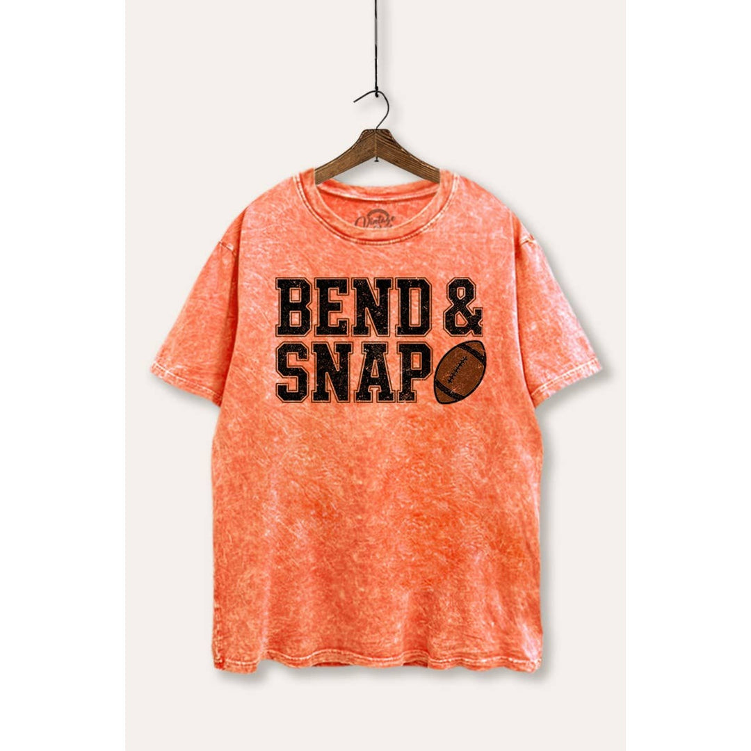 Bend and Snap Graphic Mineral Wash Boxy Tee