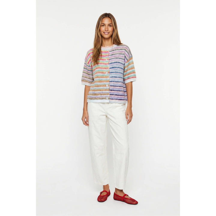 Multi color button up cardigan