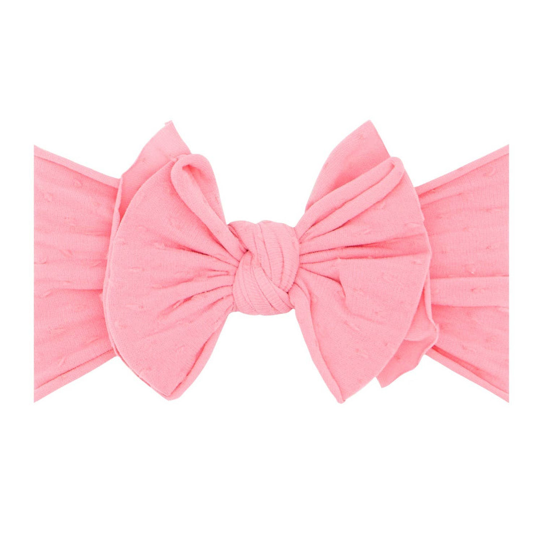Accessories - Baby Bling® Shabby Dot FAB-BOW-LOUS® soft nylon bow headband - - Cultured Cloths Apparel