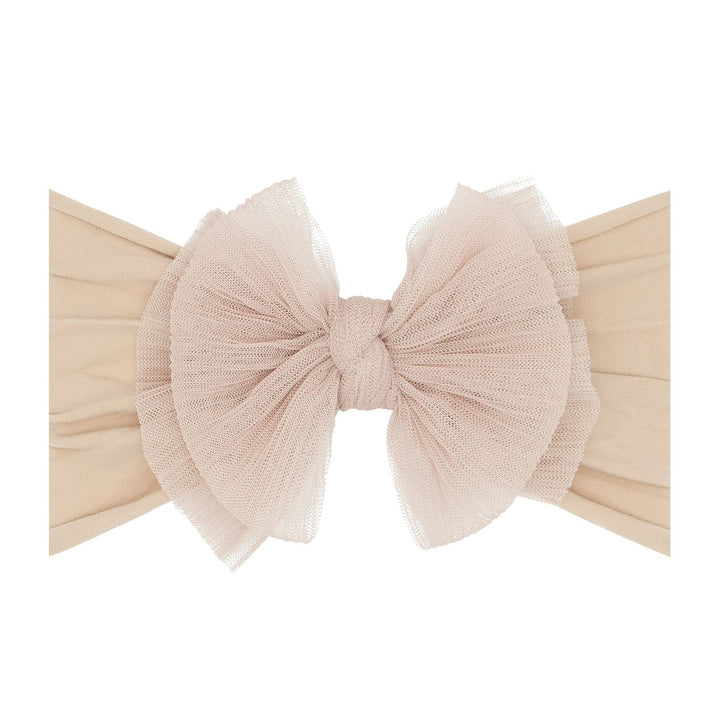 Accessories - Baby Bling® Tulle FAB® soft nylon headband with tulle bow - - Cultured Cloths Apparel