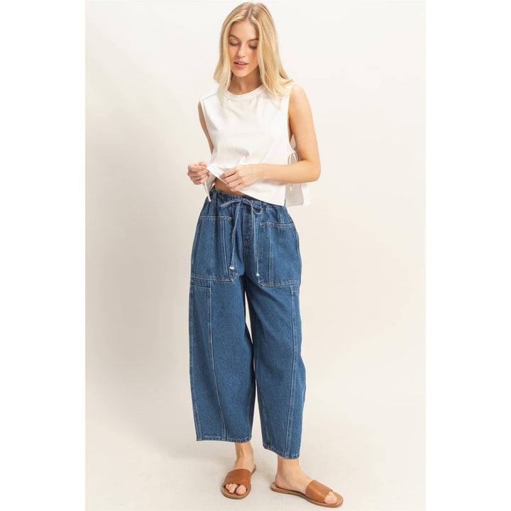 Women's Short Sleeve - Sleeveless Raw Edge Top - - Cultured Cloths Apparel