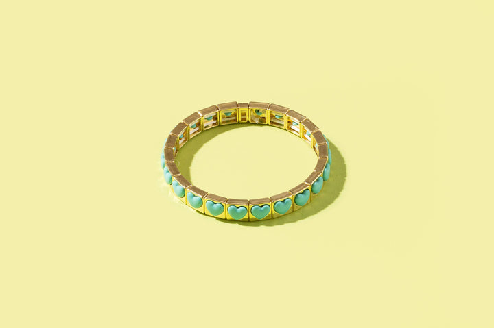 Accessories, Bracelets - Enamel Stretch Bracelet - Earth Tone Colors - - Cultured Cloths Apparel