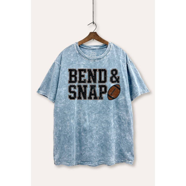 Bend and Snap Graphic Mineral Wash Boxy Tee