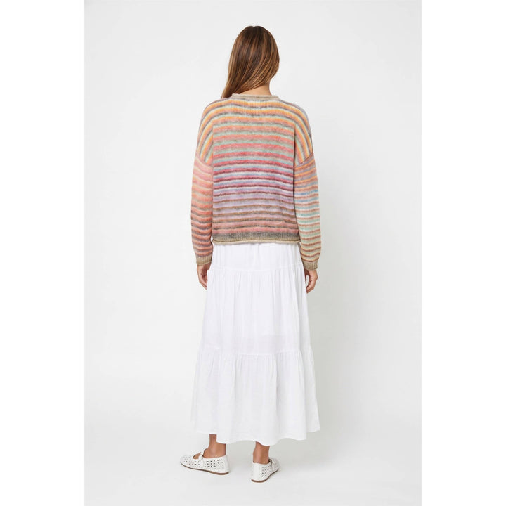 Multi color button up cardigan