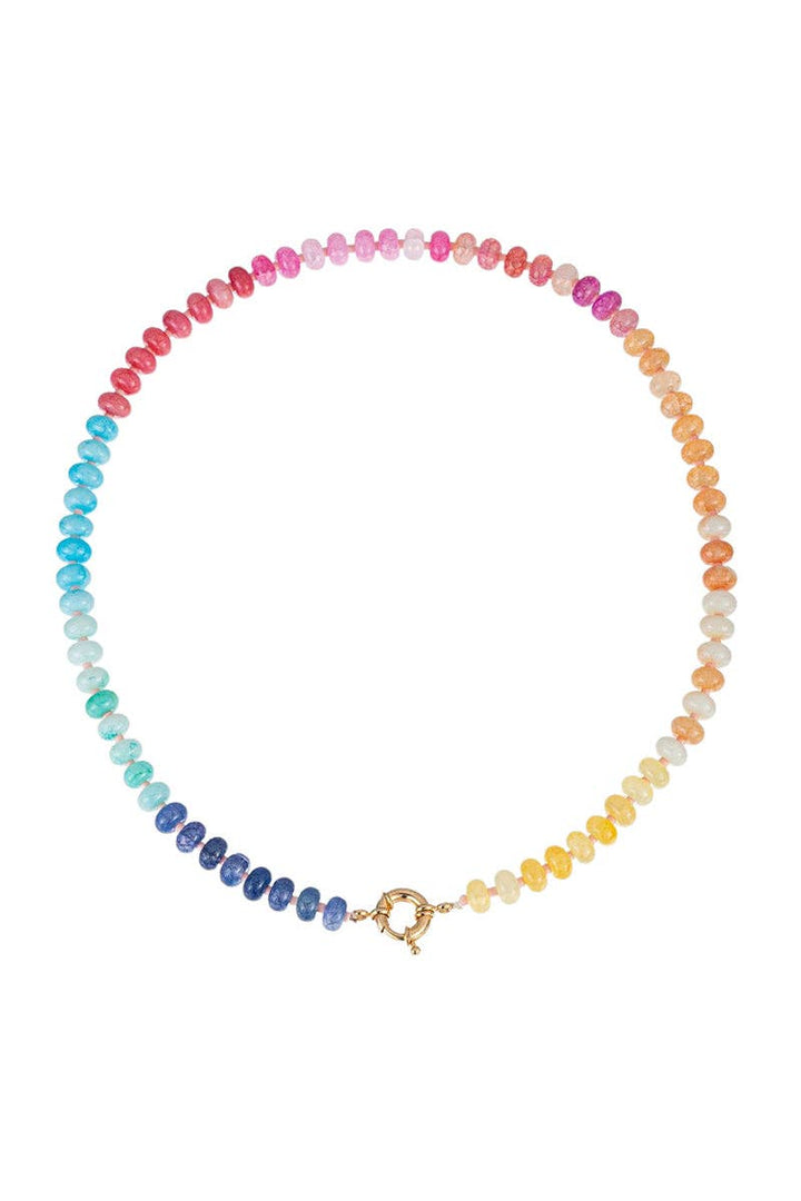 Accessories, Necklaces - Vibrant Beaded Necklace - - Cultured Cloths Apparel