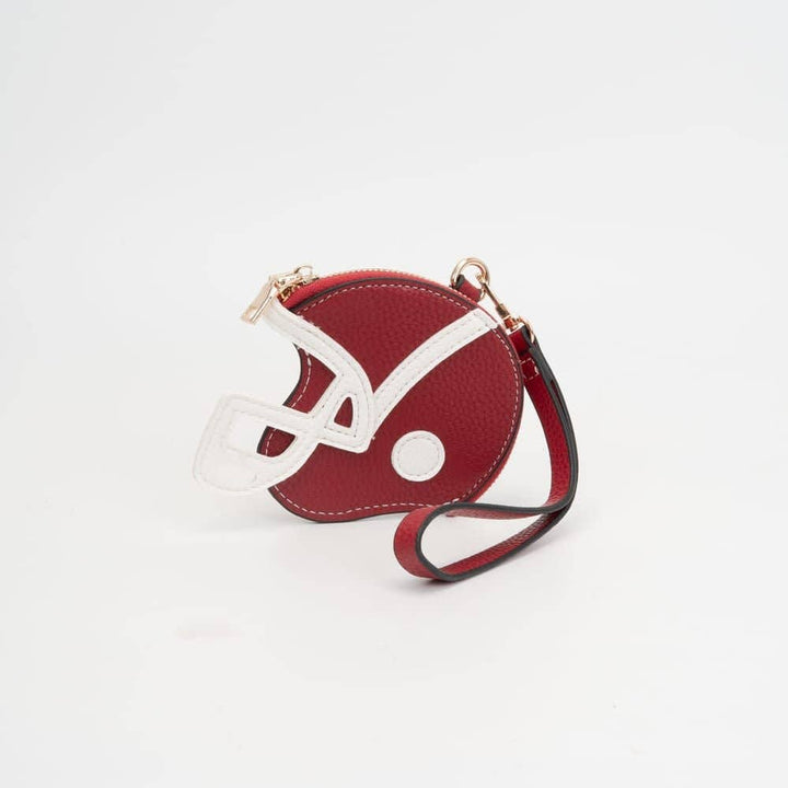 Football Helmet Coin Purse Wristlet