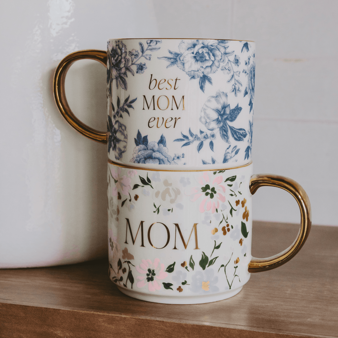 - Floral Mom Coffee Mug - Home Decor & Gifts - - Cultured Cloths Apparel