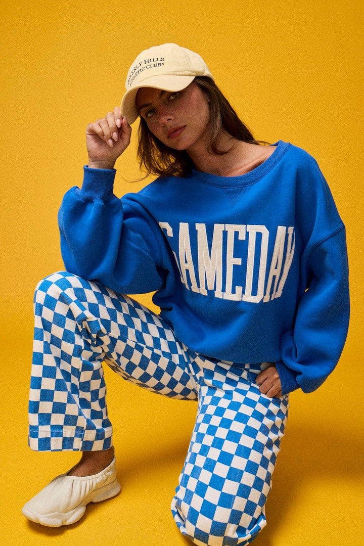 Graphic T-Shirts - Heather Gameday Sweatshirt - - Cultured Cloths Apparel