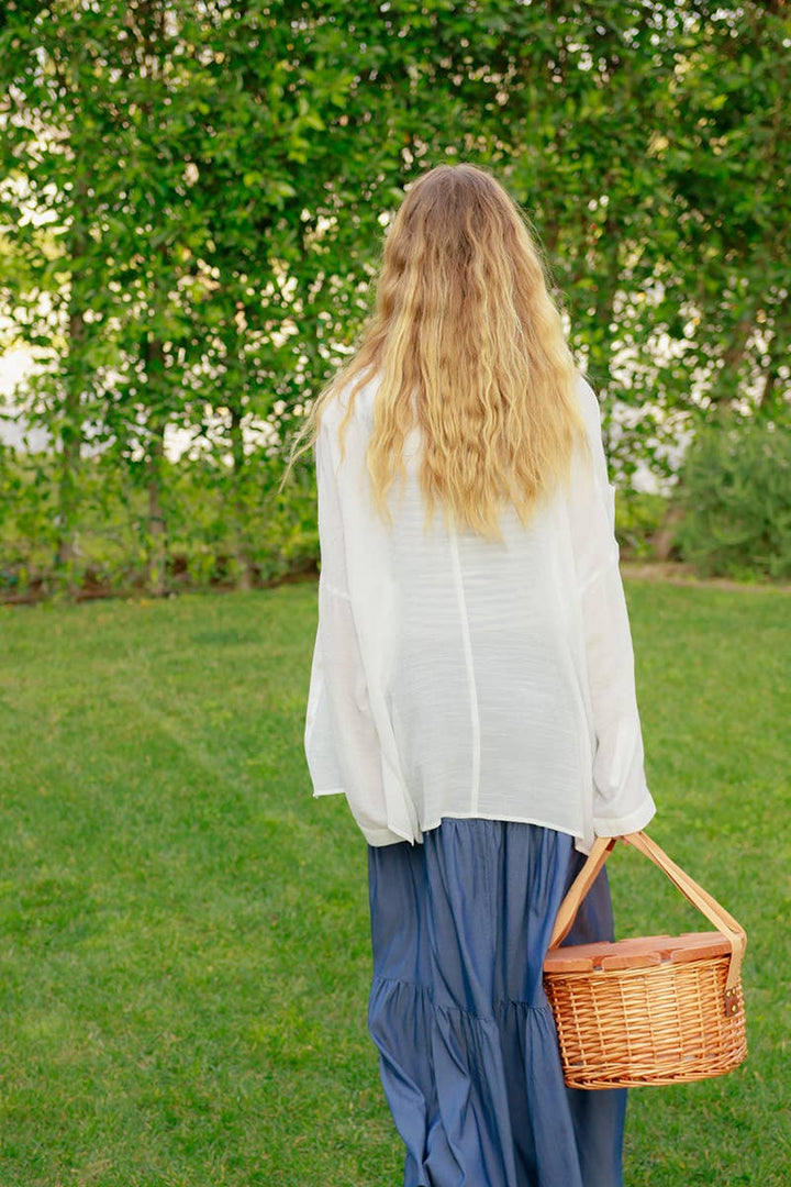 Women's Short Sleeve - Button-Down Blouse - - Cultured Cloths Apparel