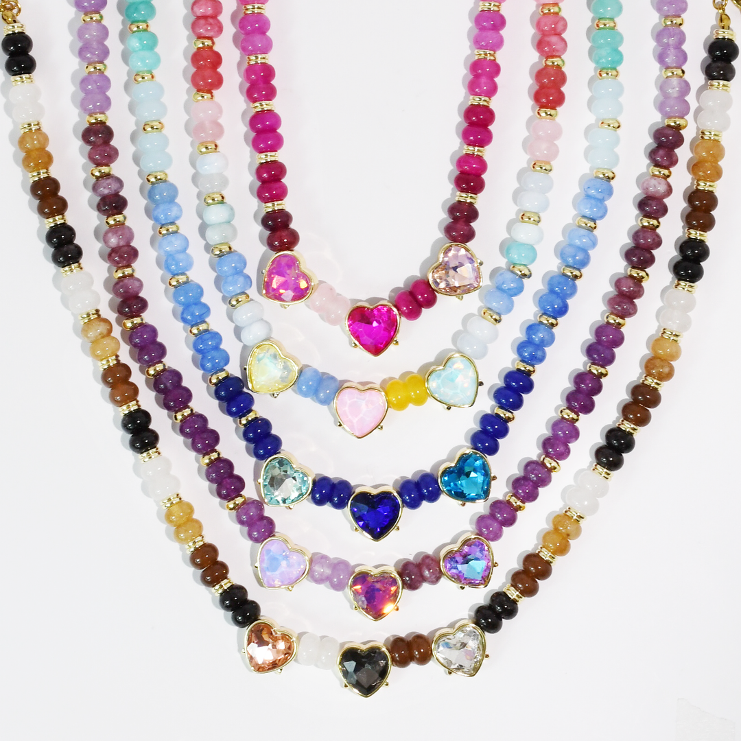 Accessories - All Hearts Necklace - - Cultured Cloths Apparel