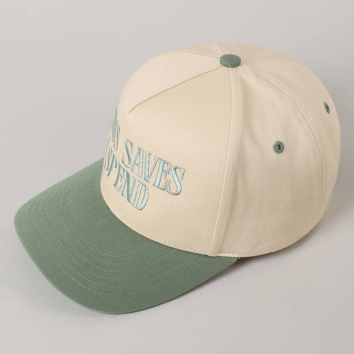 Accessories, Hats - JESUS SAVES I SPEND Embroidery Trucker Hat - - Cultured Cloths Apparel
