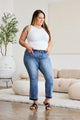 Denim - Judy Blue Full Size Release Hem Cropped Bootcut Jeans -  - Cultured Cloths Apparel