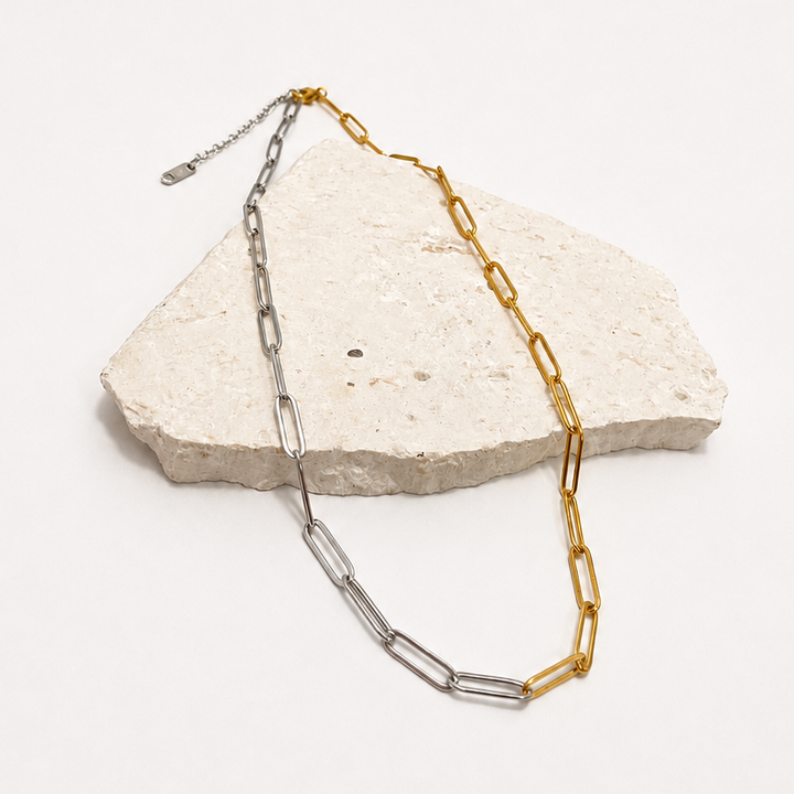 Accessories, Necklaces - 18K Stainless Steel Tarnish Free Waterproof Neck | 40NK9502 - - Cultured Cloths Apparel