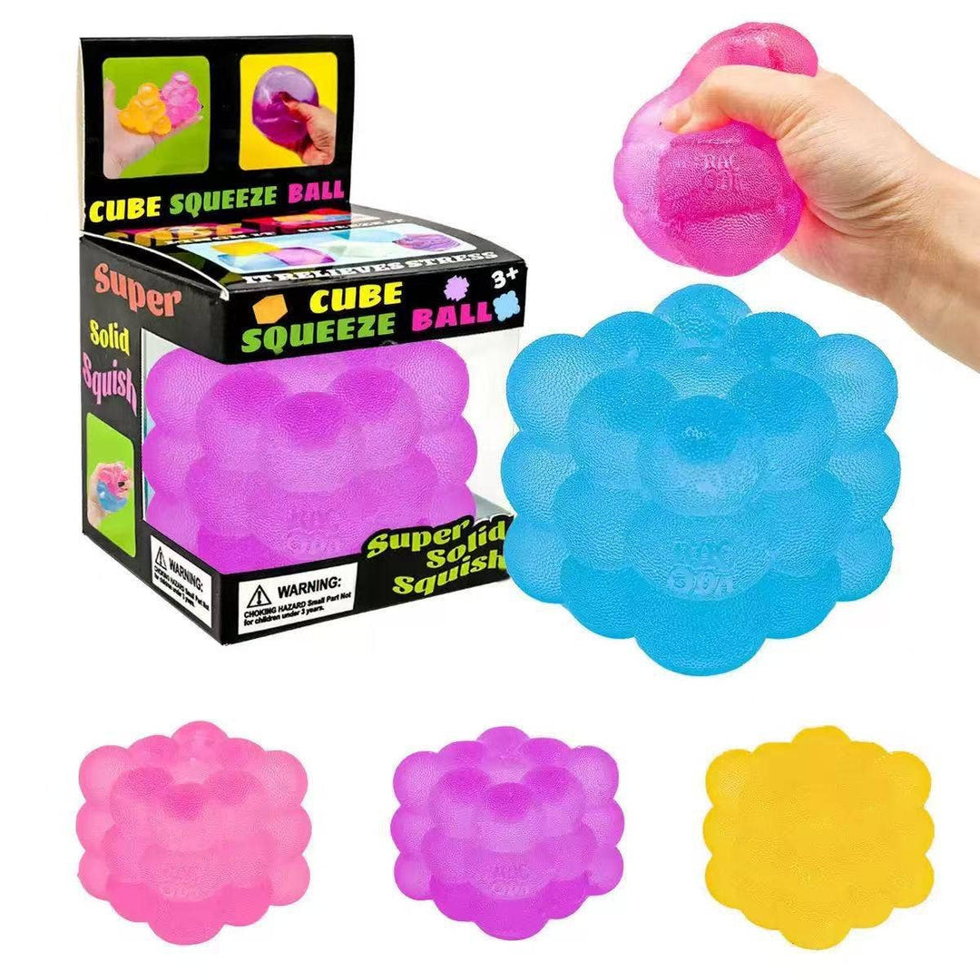 Accessories, Toys - Magic cube Squishy Squeeze Toy Fidget Toy - cube pack in box - Cultured Cloths Apparel