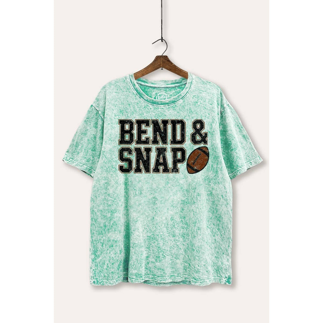 Bend and Snap Graphic Mineral Wash Boxy Tee