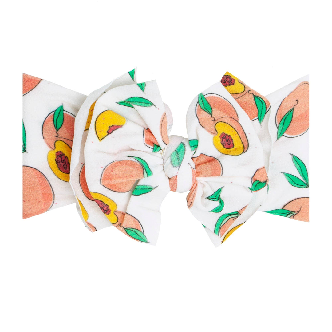 Accessories - Baby Bling® Printed FAB® soft nylon bow headband - - Cultured Cloths Apparel