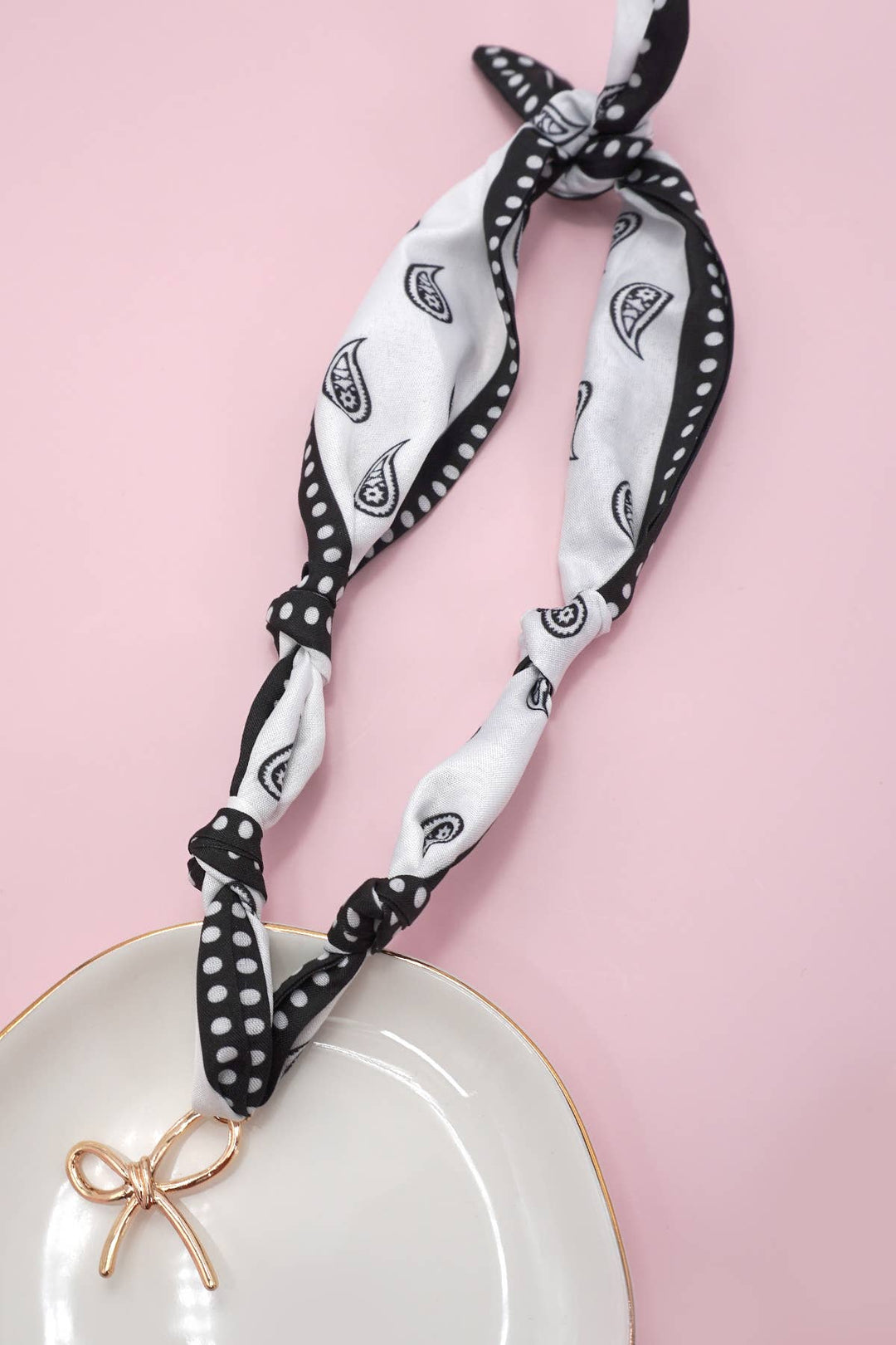 Accessories, Necklaces - HANDMADE SCARF CHARM NECKLACE | 80N91790 - - Cultured Cloths Apparel