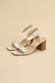 Shoes - TREATY-S Buckle Sandal Heel -  - Cultured Cloths Apparel