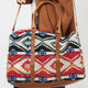 Handbags - Colorful Aztec Print Duffle Bag -  - Cultured Cloths Apparel