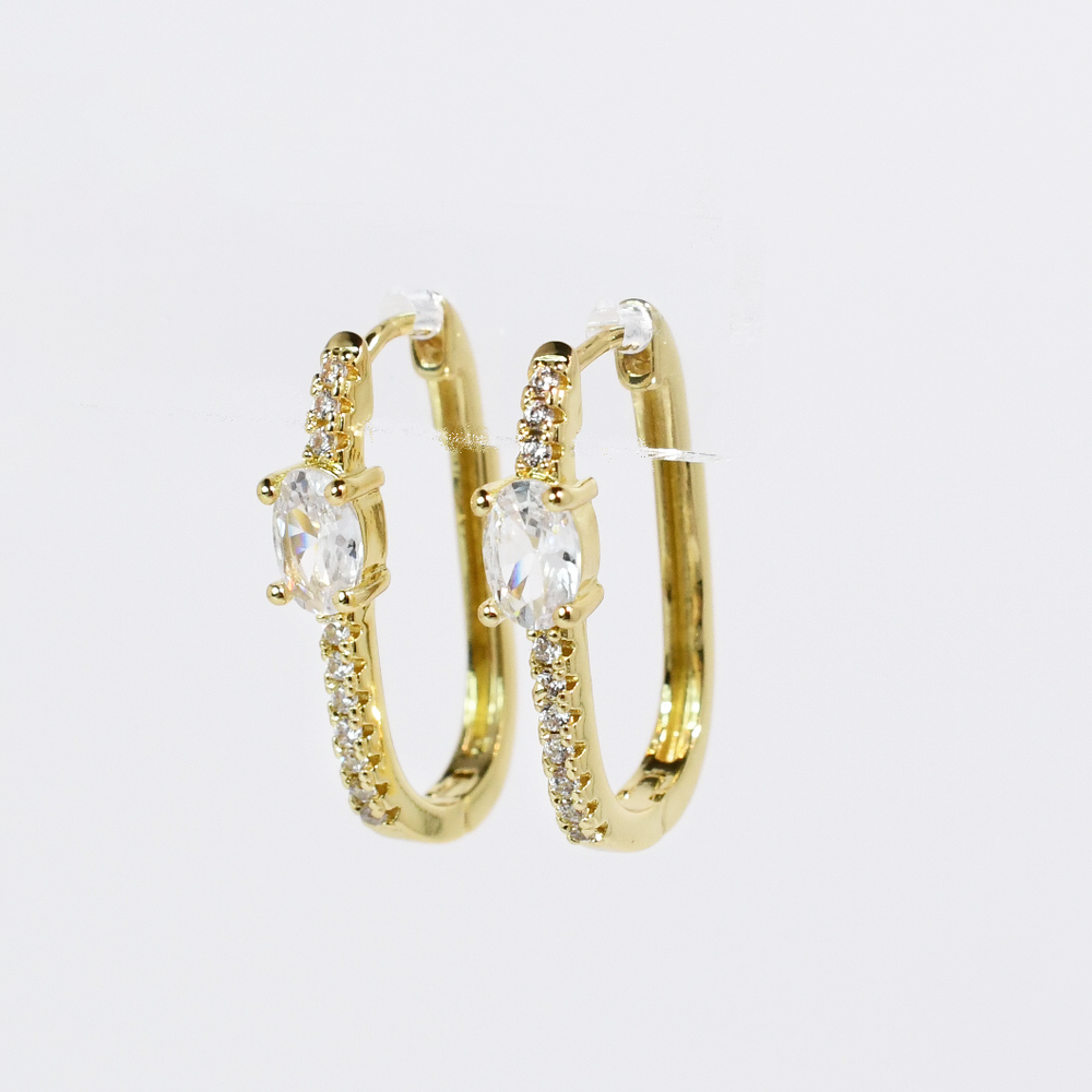 Accessories - Drop Of Luxury Gold Huggie - - Cultured Cloths Apparel