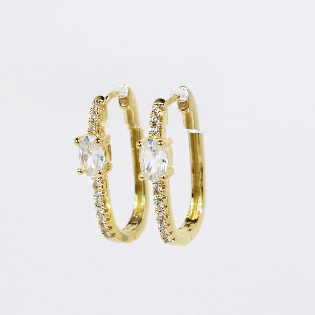 Accessories - Drop Of Luxury Gold Huggie - - Cultured Cloths Apparel