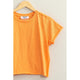 Women's Short Sleeve - Perfection Cropped T-Shirt - Orange - Cultured Cloths Apparel