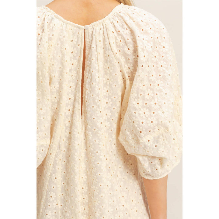 Women's Rompers - Eyelet Babydoll Romper - - Cultured Cloths Apparel