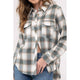 Women's Long Sleeve - Lightweight Plaid Button Down Shirt -  - Cultured Cloths Apparel
