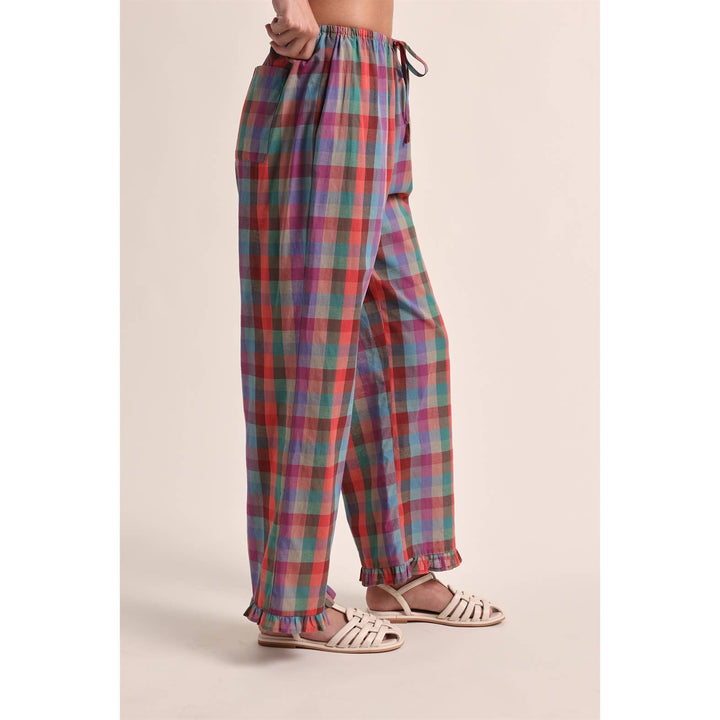 MULTICOLOR PLAID PANTS