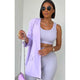 Sleepwear & Loungewear - Thick Rib Mini Tank - Lilac Lavender - Cultured Cloths Apparel