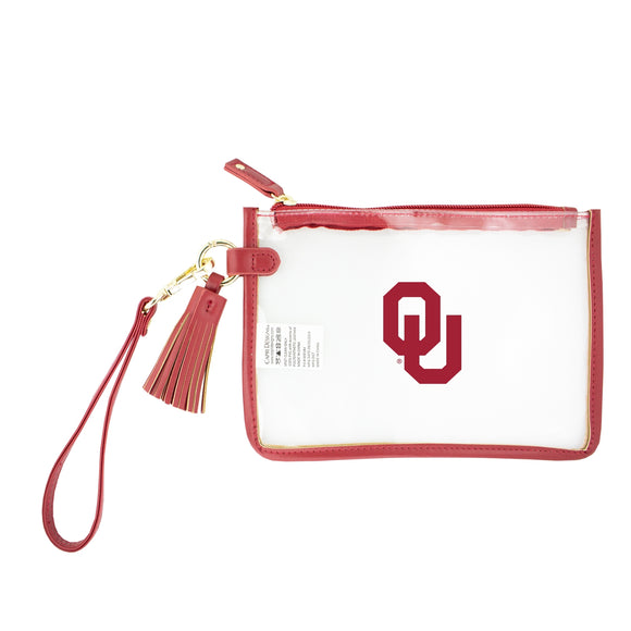 Accessories, Bags - Wristlet - NCAA Licensed Collegiate Bags - University of Oklahoma - Cultured Cloths Apparel