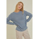 Women's Sweaters - The Kickback Sweater - Slate - Cultured Cloths Apparel