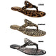 Shoes - Cutout Medallion Thong Sandals -  - Cultured Cloths Apparel