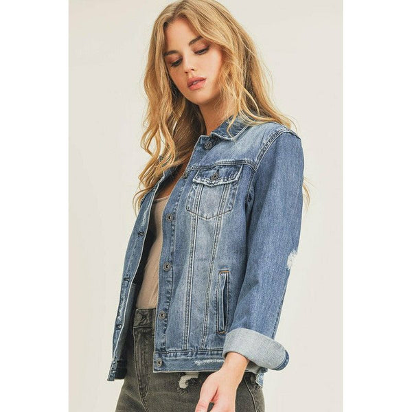 Outerwear - Relaxed Fit Classic Denim Jacket -  - Cultured Cloths Apparel