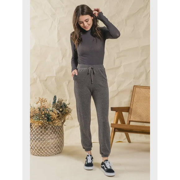 Sleepwear & Loungewear - Hightwaisted Drawstring Jogger Sweatpants -  - Cultured Cloths Apparel