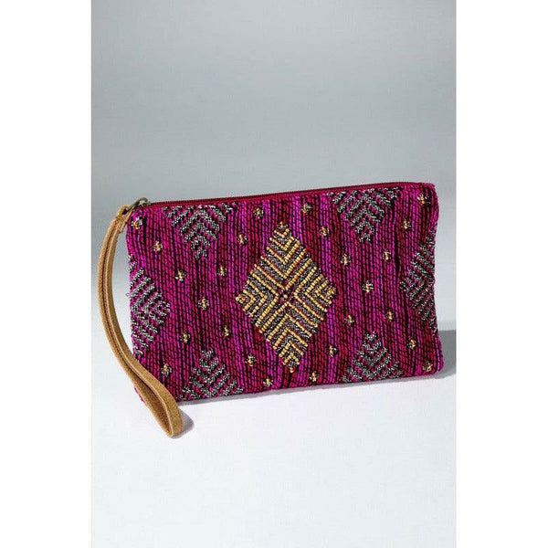 Handbags - Aurora Handmade Pattern Clutch -  - Cultured Cloths Apparel