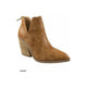 Shoes - Whiskey Ankle Boots with Block Heel - Whiskey - Cultured Cloths Apparel