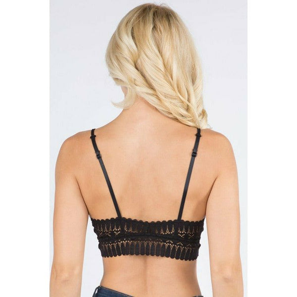 Bralettes - Lace Padded Bralette -  - Cultured Cloths Apparel