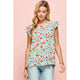 Women's Short Sleeve - Be Your Best Spring Fling Top -  - Cultured Cloths Apparel