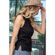 Women's Sleeveless - Mock Neck Tank Sleeveless Top -  - Cultured Cloths Apparel
