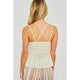 Women's Sleeveless - Casual Sleeveless Lace Sheer Top -  - Cultured Cloths Apparel